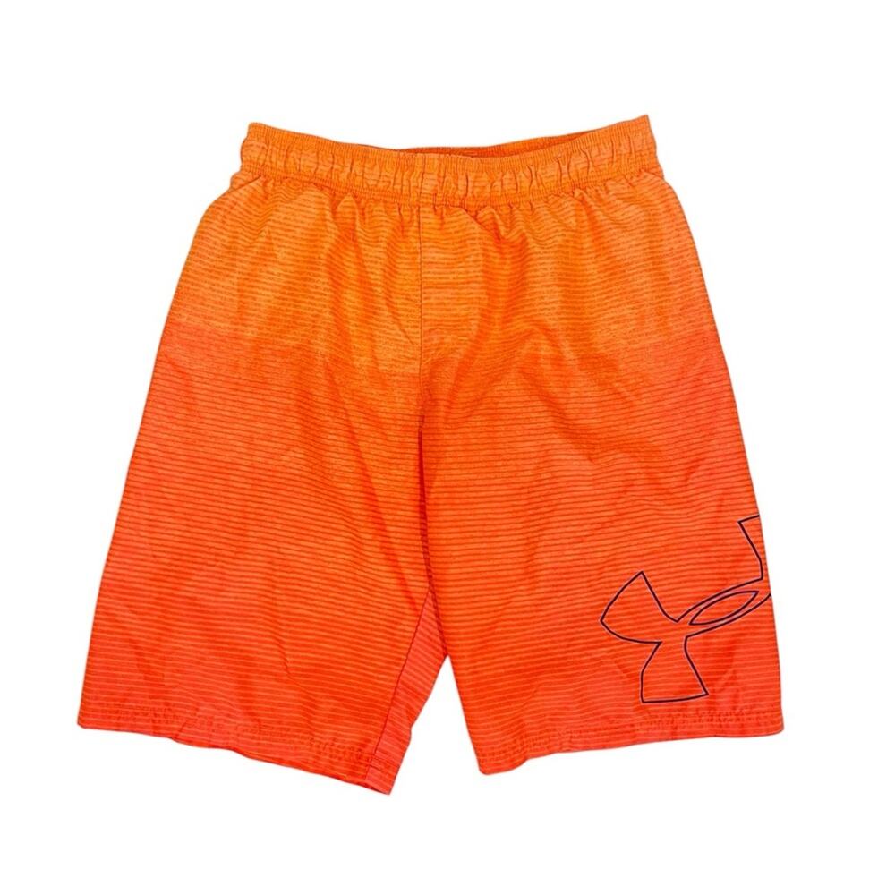 UA Boys Orange Swim Trunks XL